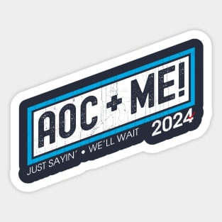 AOC Plus Me AOC Plus Three Squad Love Sticker